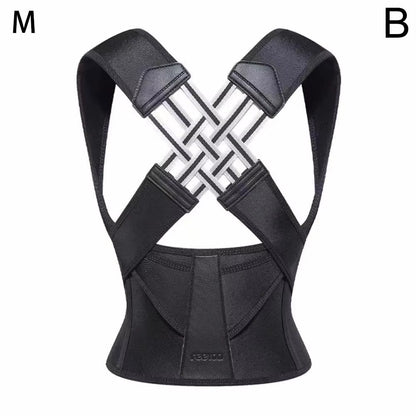 Adult Posture Corrector Belt - Breathable Back Support Strap for Improved Sitting Position for Men and Women